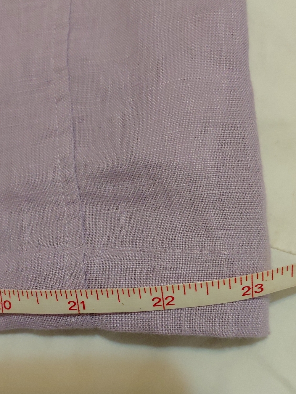 Lintico Linen Top V-Neck Half Sleeve Violette Sz S EUC - Picture 15 of 15